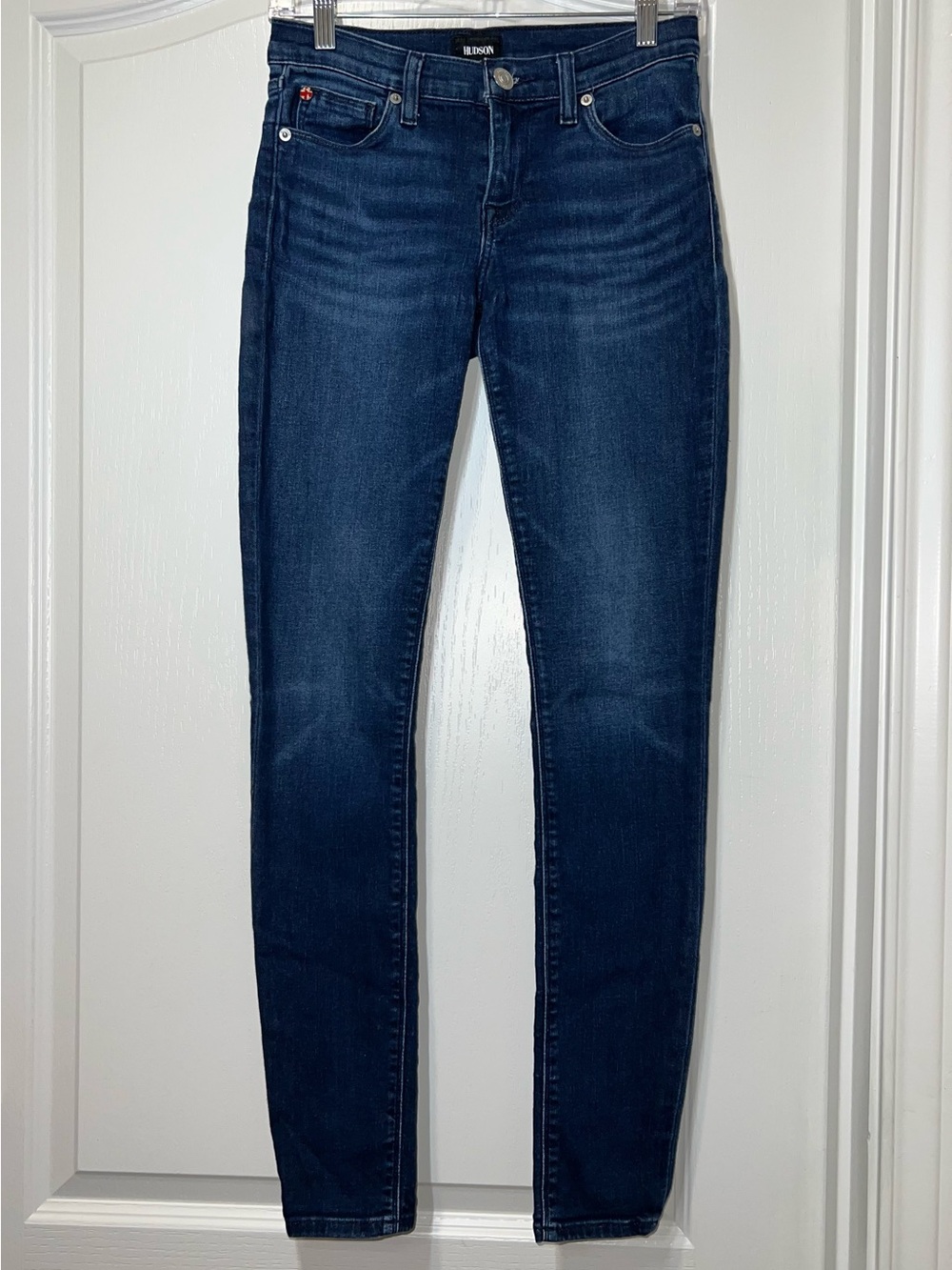 Hudson Krista Super Skinny Ankle Jeans Dark Wash Stretch Women’s Size 26